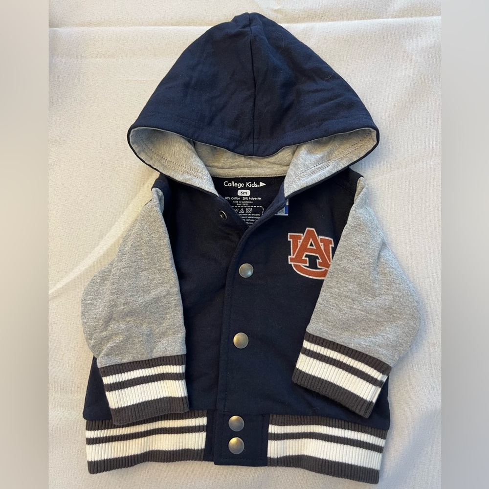 Auburn letterman jacket. Sz 6m